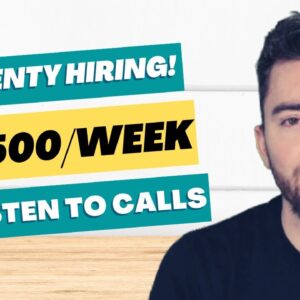 URGENTLY HIRING! Make Up to $1500/WEEK Listening to Calls at Home with No Experience Worldwide 2022