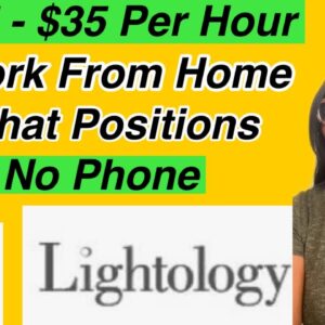 NO PHONE $25 - $32 Per Hour Hour | CHAT WORK FROM HOME JOBS | BENEFITS