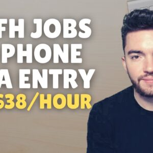 3 NON-PHONE Work From Home Jobs | HIGH PAYING DATA ENTRY