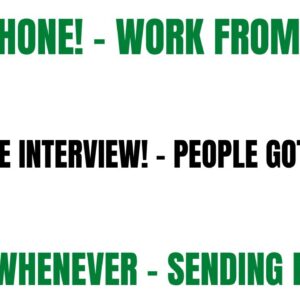 Non Phone Work From Home Job | Skip The Interview = People Got Hired |Work Whenever | Sending Emails
