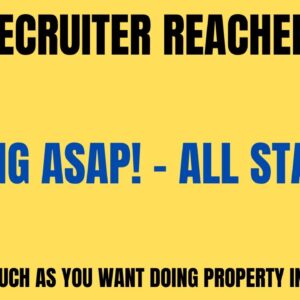 Hiring Asap! Recruiter Reached Out | Hiring In All States | Get Paid To Inspect Properties