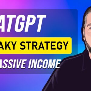 How To Use ChatGPT For Passive Income | ChatGPT Makes it EASY and FAST!