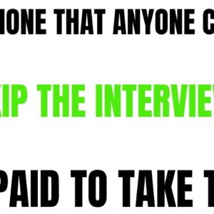 Non Phone Work From Home Job | Skip The Interview | Anyone Can Do This | Get Paid To Do Task